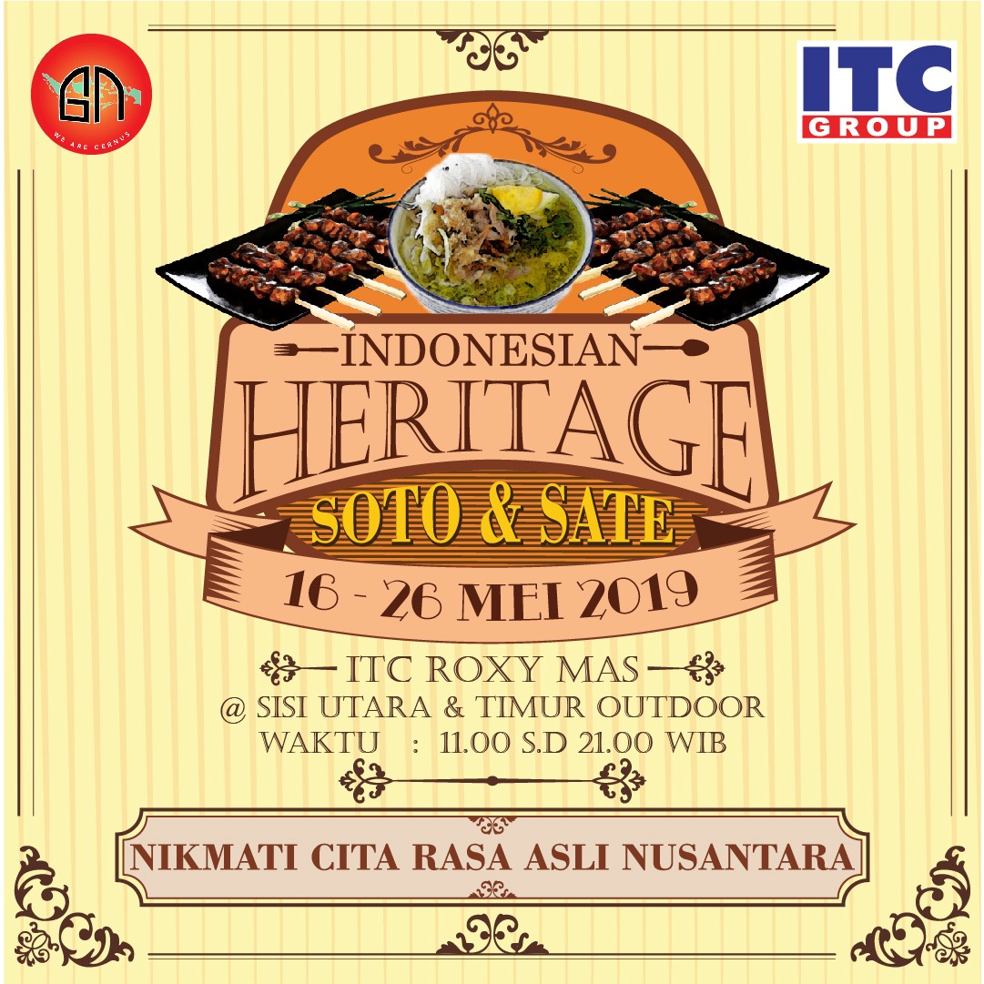 Indonesian Heritage Soto & Sate – ITC SHOPPING FESTIVAL