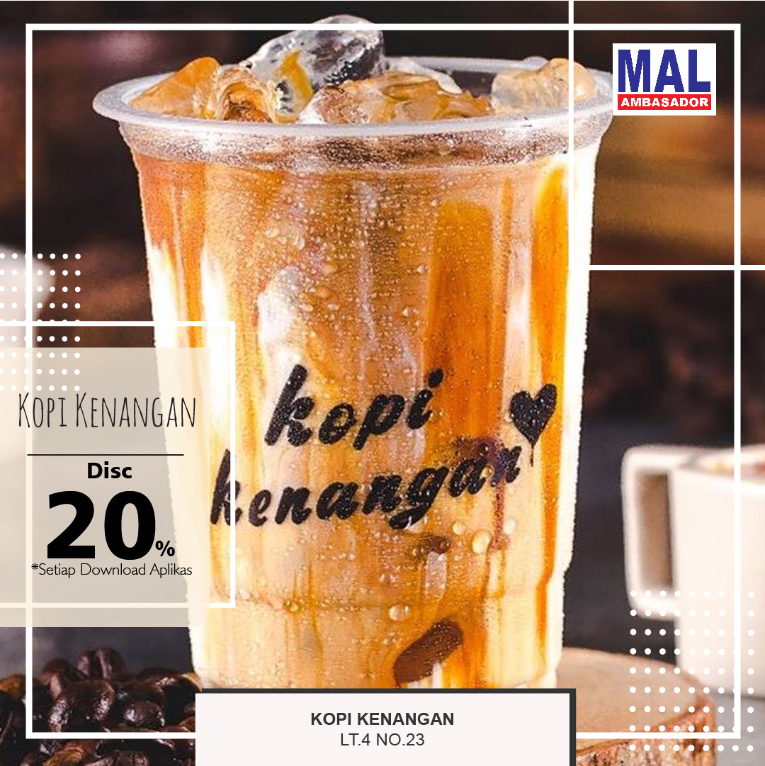 Promo Kopi Kenangan di Mal Ambasador ITC SHOPPING FESTIVAL