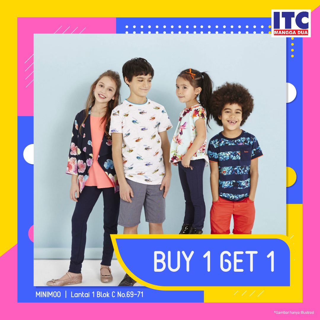  Baju  Anak Promo Buy 1 Get 1 di  ITC  Mangga  Dua  ITC  