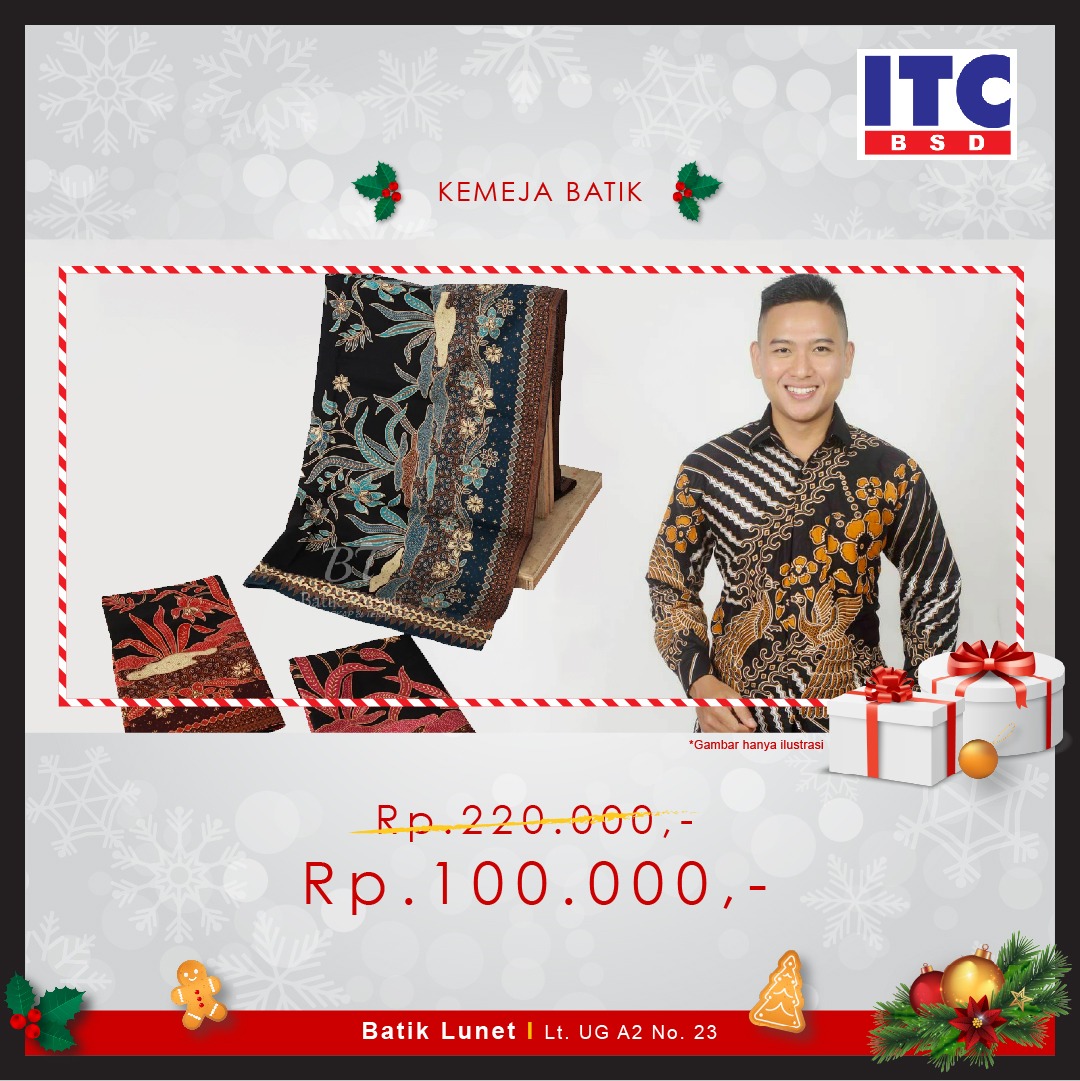 Kemeja Batik  Hanya 100 Ribu di ITC BSD ITC SHOPPING 