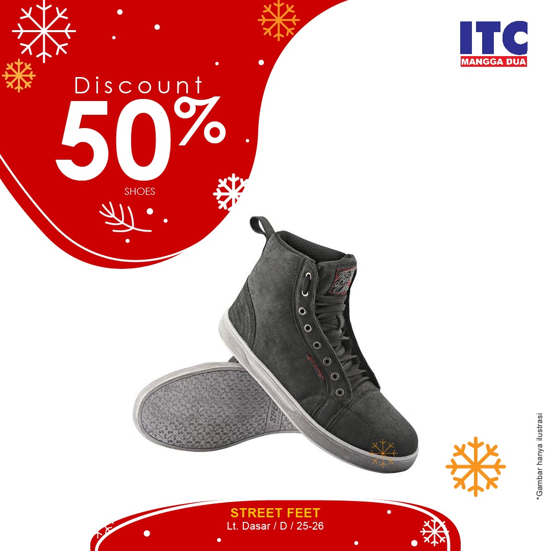  Sepatu Diskon  50 Persen di ITC Mangga Dua ITC SHOPPING 